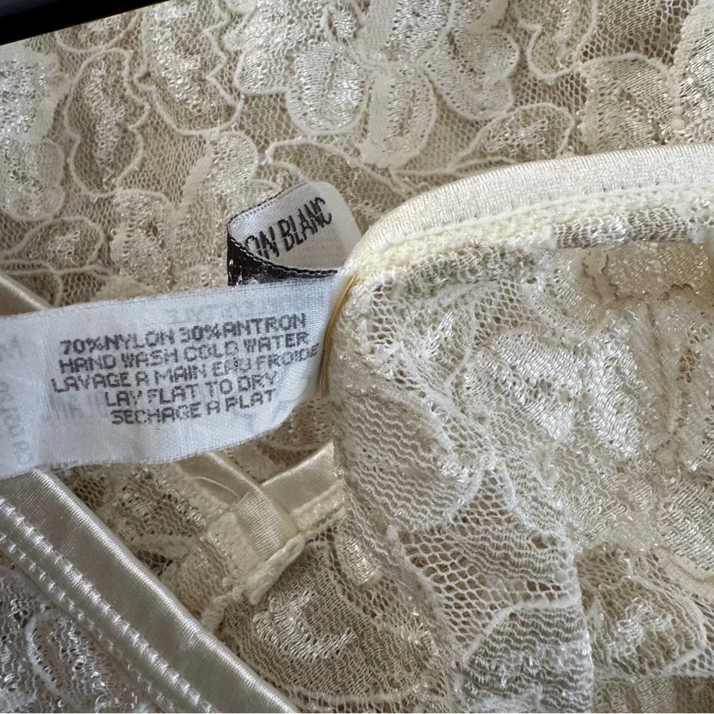 Papillon Blanc cream lace cropped tank - Picture 7 of 7
